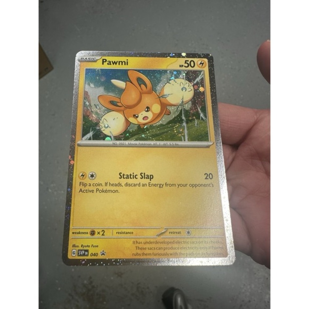 Pawmi -  (Cosmos‎ Holo) DOUBLE FART SWIRL🌀 Promo Cards 040 NM Holofoil